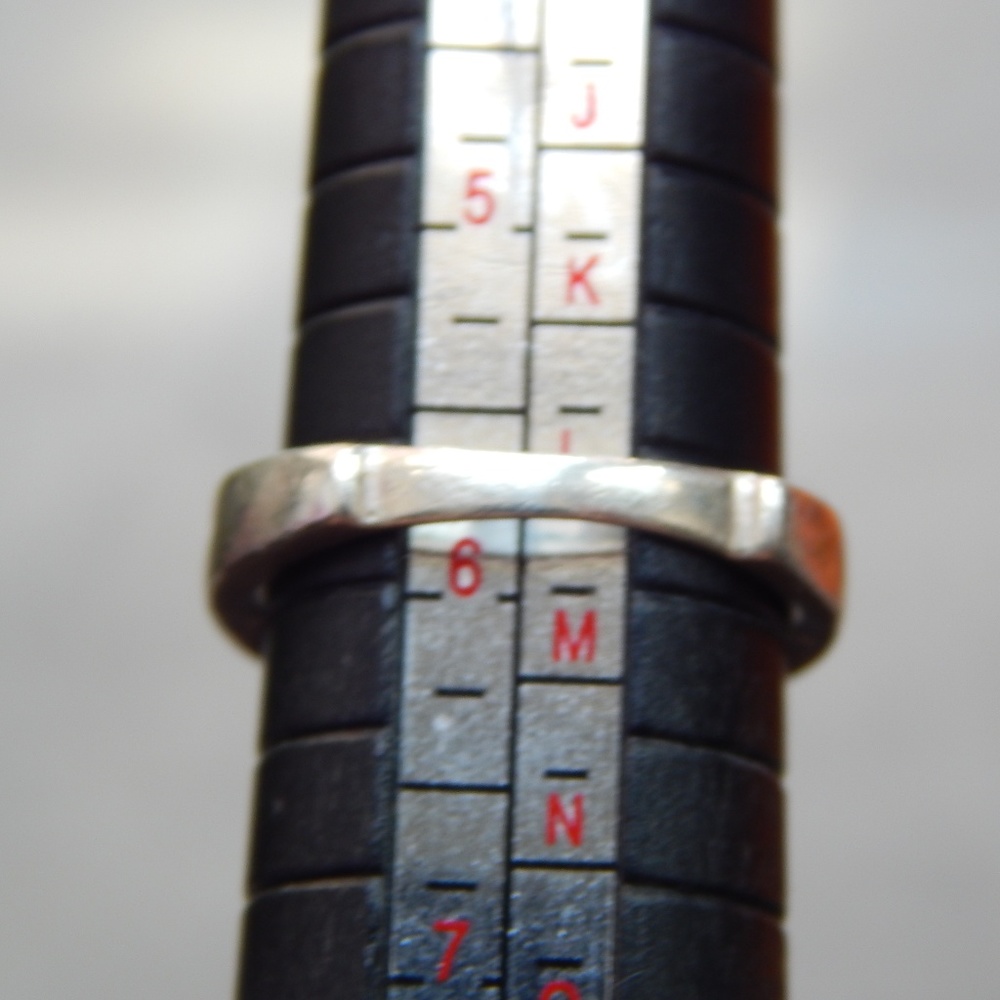 Sterling silver twisty ring size 5 3/4 - Picture 4 of 5